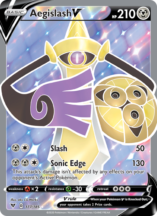 Aegislash V - Pokémon TCG Card
