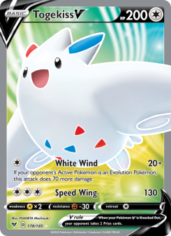 Togekiss V - pokemon TCG Card
