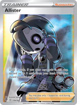Allister - pokemon TCG Card