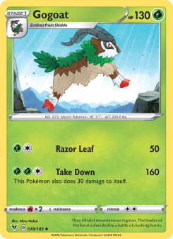 Gogoat - pokemon TCG Card