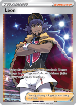 Leon - pokemon TCG Card