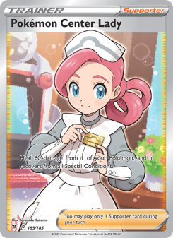 Pokémon Center Lady - pokemon TCG Card