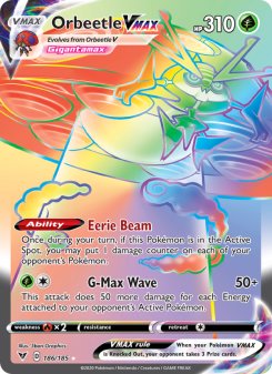 Orbeetle VMAX - pokemon TCG Card