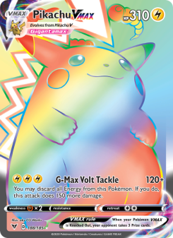 Pikachu VMAX - pokemon TCG Card