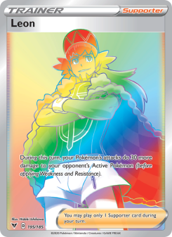 Leon - pokemon TCG Card
