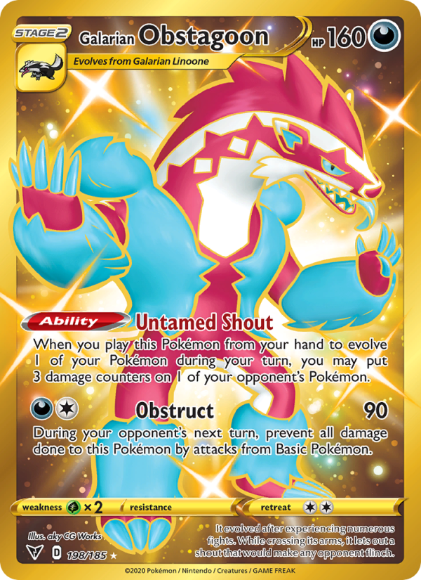 Galarian Obstagoon - Pokémon TCG Card