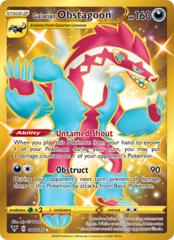 Galarian Obstagoon - pokemon TCG Card