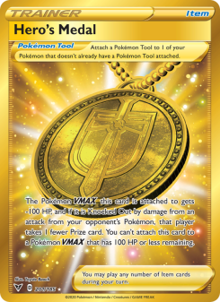 Hero's Medal - pokemon TCG Card
