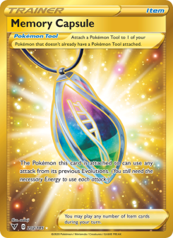 Memory Capsule - pokemon TCG Card