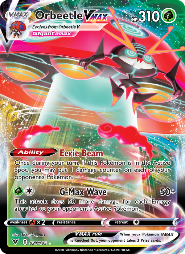 Orbeetle VMAX - Pokémon TCG Card