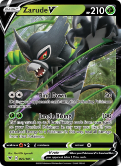 Zarude V - pokemon TCG Card