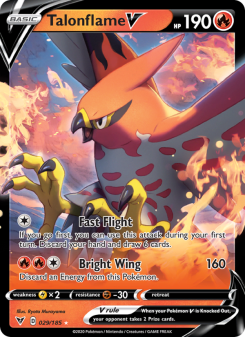 Talonflame V - pokemon TCG Card