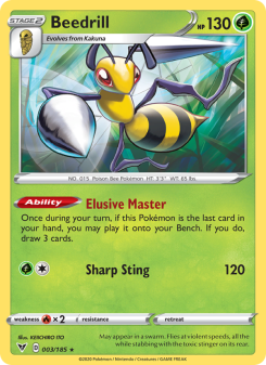 Beedrill - pokemon TCG Card