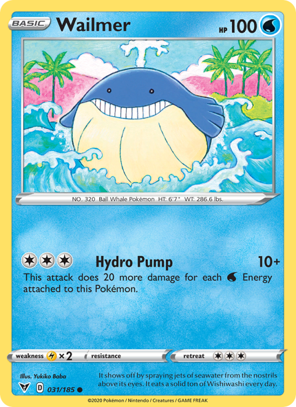 Wailmer - Pokémon TCG Card