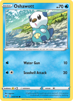 Oshawott - pokemon TCG Card