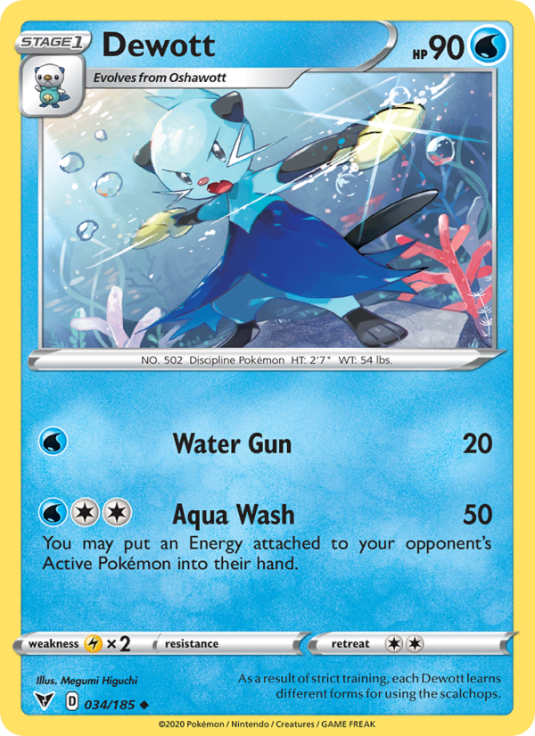 Dewott - Pokémon TCG Card