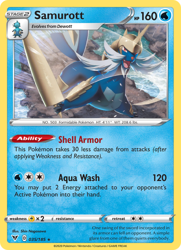 Samurott - Pokémon TCG Card