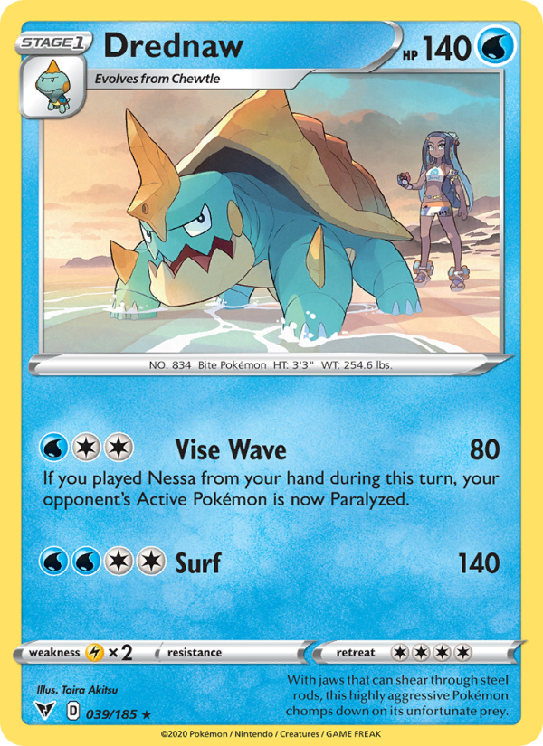 Drednaw - Pokémon TCG Card