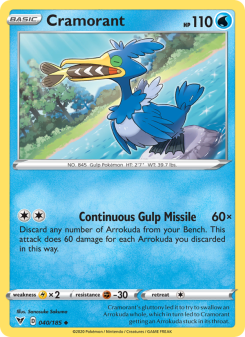 Cramorant - pokemon TCG Card
