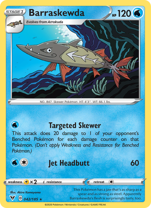 Barraskewda - Pokémon TCG Card