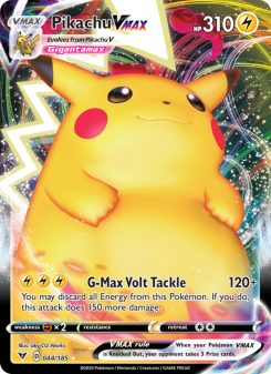 Pikachu VMAX - pokemon TCG Card