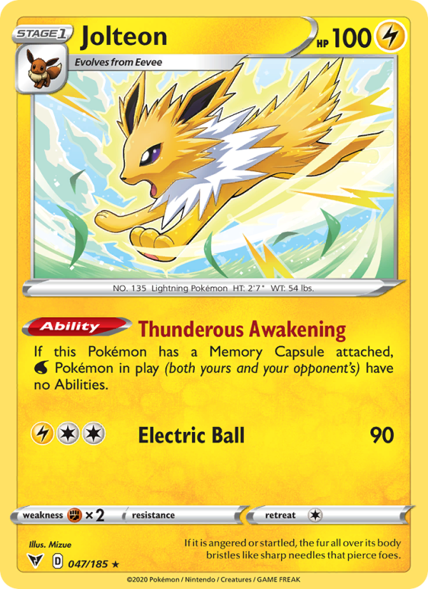 Jolteon - Pokémon TCG Card