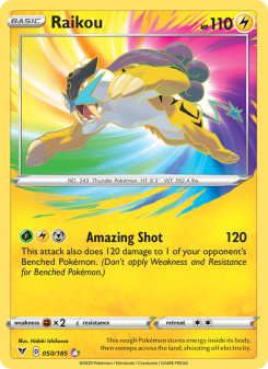 Raikou - pokemon TCG Card