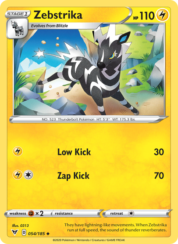 Zebstrika - Pokémon TCG Card