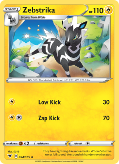 Zebstrika - pokemon TCG Card