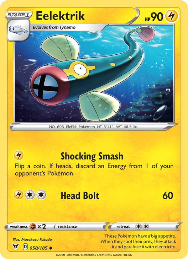 Eelektrik - Pokémon TCG Card
