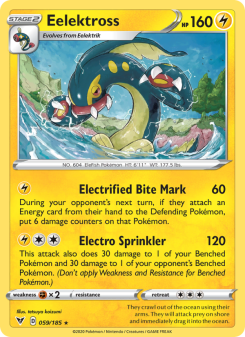 Eelektross - pokemon TCG Card