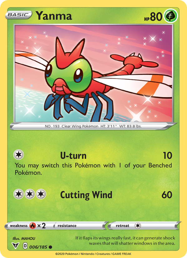 Yanma - Pokémon TCG Card