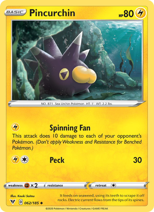 Pincurchin - Pokémon TCG Card