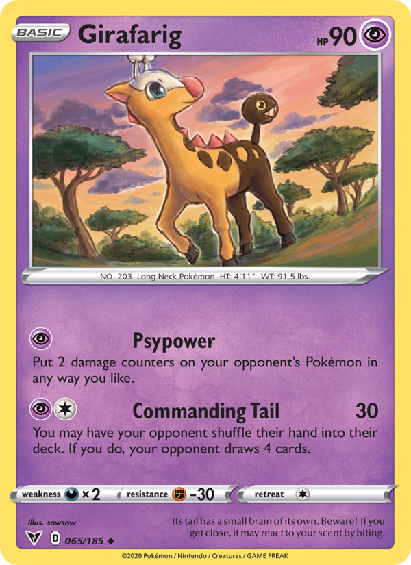 Girafarig - Pokémon TCG Card