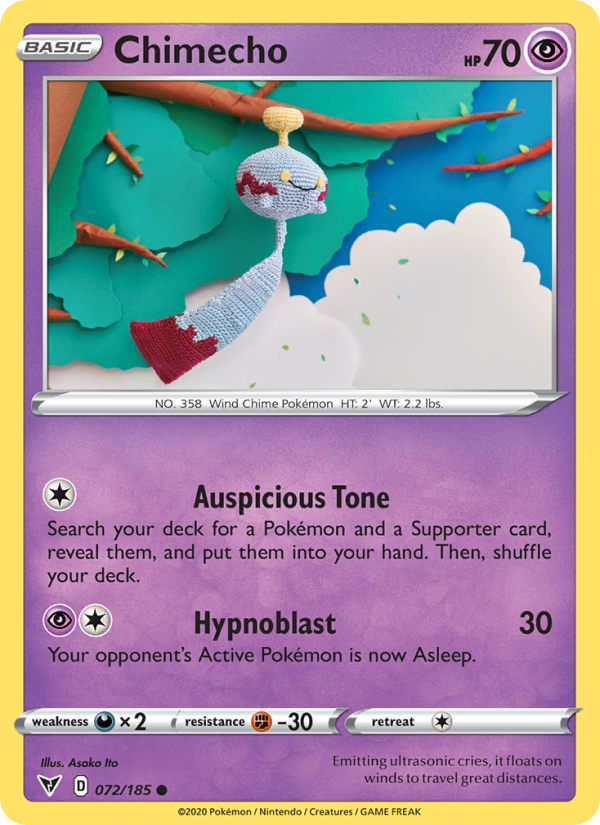Chimecho - Pokémon TCG Card