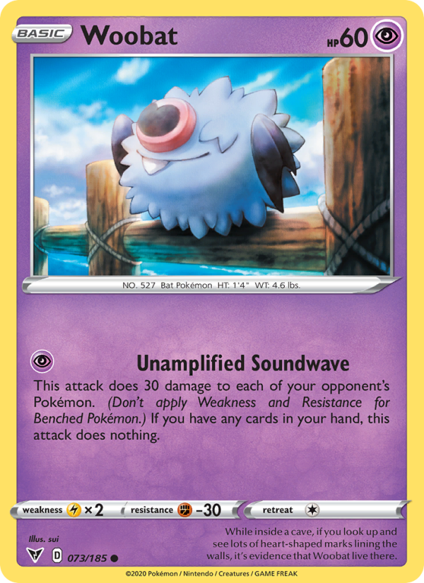 Woobat - Pokémon TCG Card