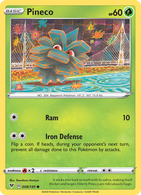 Pineco - Pokémon TCG Card