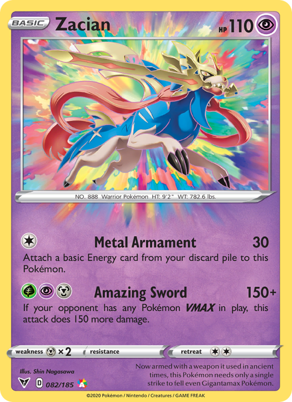 Zacian - Pokémon TCG Card