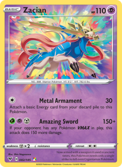 Zacian - pokemon TCG Card