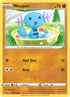 Wooper - pokemon TCG Card