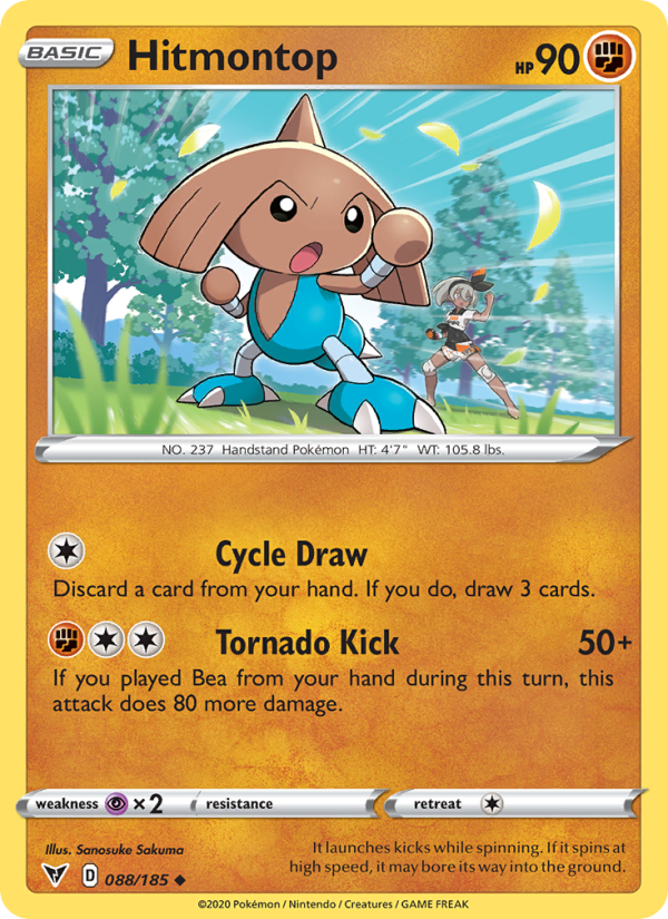 Hitmontop - Pokémon TCG Card