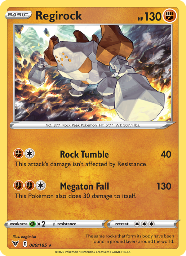 Regirock - Pokémon TCG Card