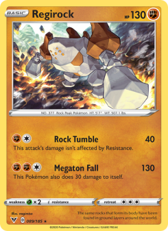 Regirock - pokemon TCG Card