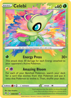 Celebi - pokemon TCG Card