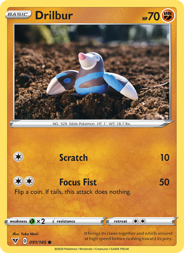 Drilbur - Pokémon TCG Card