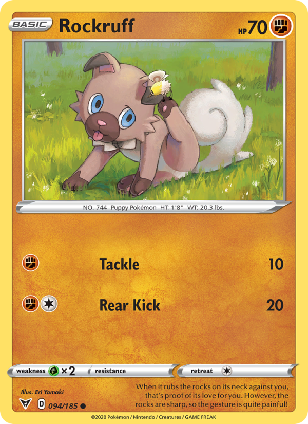 Rockruff - Pokémon TCG Card