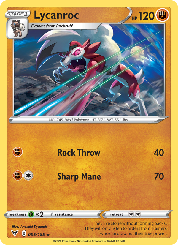 Lycanroc - Pokémon TCG Card