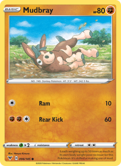 Mudbray - pokemon TCG Card