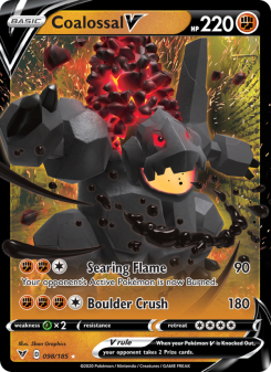 Coalossal V - pokemon TCG Card