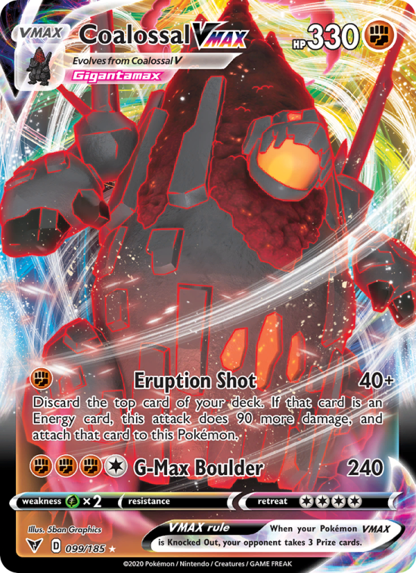 Coalossal VMAX - Pokémon TCG Card